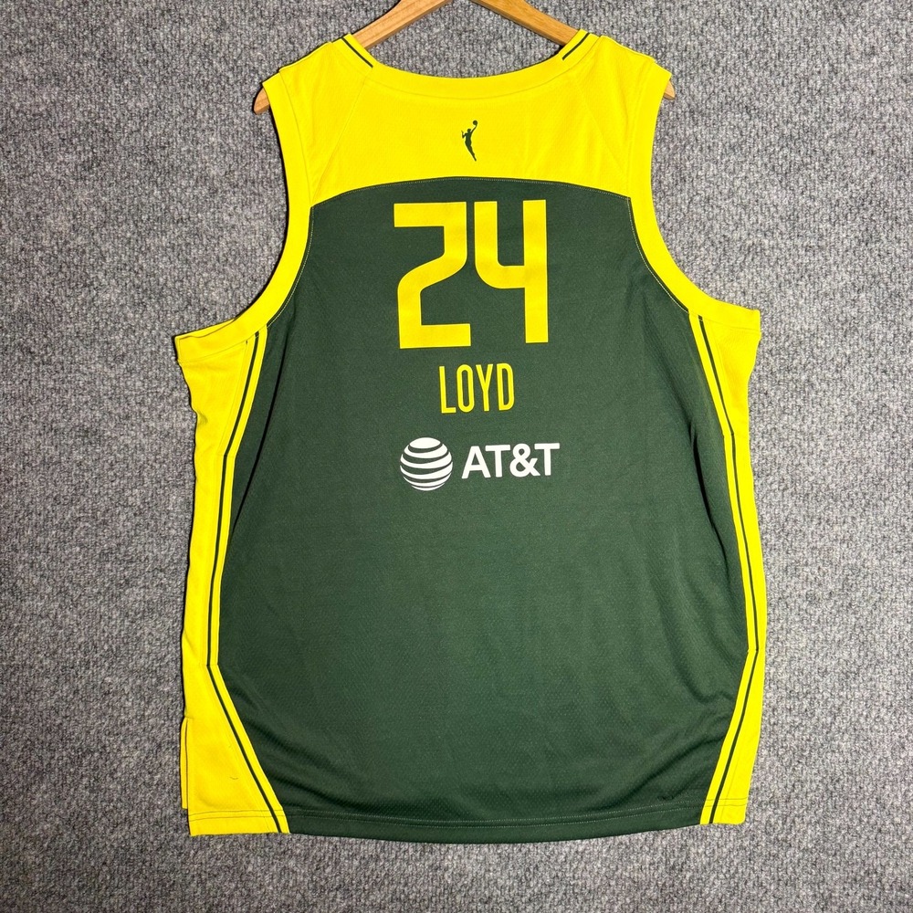 Seattle Storm #24 Jewell Loyd Nike Jersey WNBA Green Womens Sz 56 2XL Brand New - Picture 2 of 6